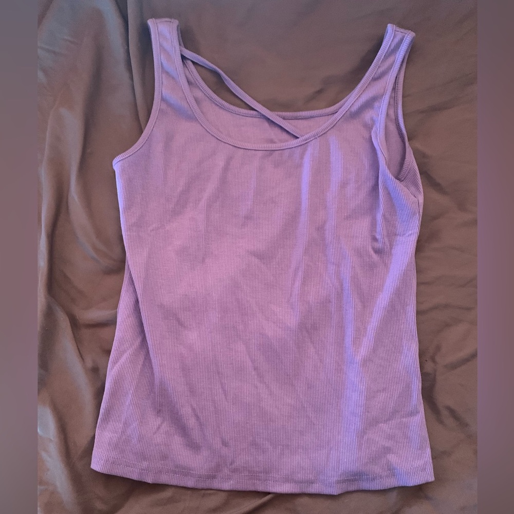Purple tank top
